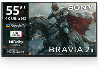 SONY BRAVIA 2 II 138.8 cm (55 inch) Ultra HD (4K) LED Smart Google TV 2025 Edition