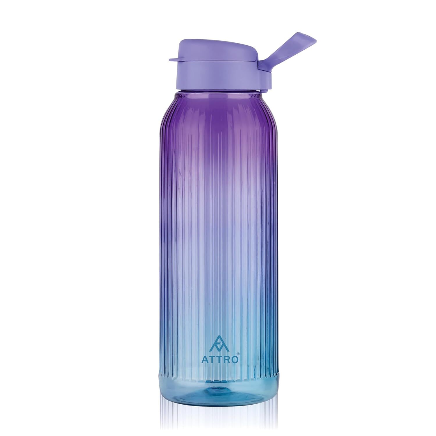 ATTRO Linear Deluxe 1.5 L BPA-Free Plastic Water Bottle with Leak