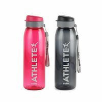 CELLO Athlete Flip Top Lid Water Bottles Set of 2, 800ml Each