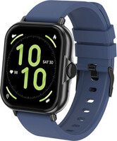 Pebble Spark Ace 1.85 Large HD Display, Health Suite, 100+ Watch Faces, 7 days battery Smartwatch (Blue Strap, Free Size)