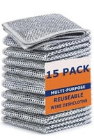 VEWIKZY Non-Scratch Dish Wash Cloth, Steel Wire Dish Cloth Scrub Pad on Flipkart