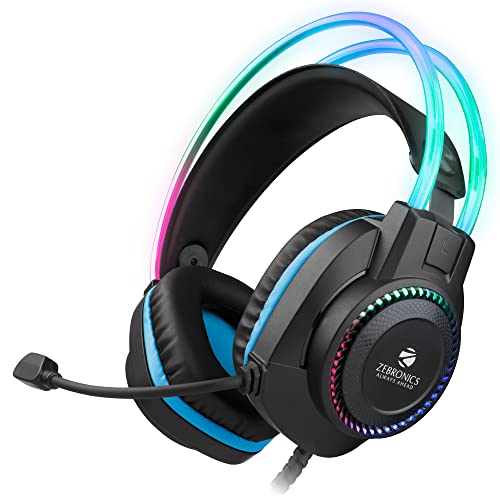 Zebronics Jet PRO Premium Wired Gaming On Ear Headphone with LED