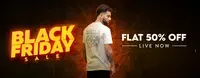 Flat 50% off - Black Friday Sale
