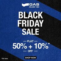 BLACK FRIDAY - FLAT 50% OFF + 10%* OFF