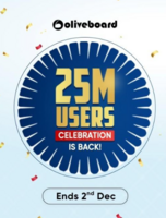 Oliveboard - 25 Million Users Celebration Sale - Flat 60% Off on Courses 