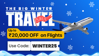 Akbar Travels The Big Winter Travel Sale - Up to Rs.20000 Off on Flights 