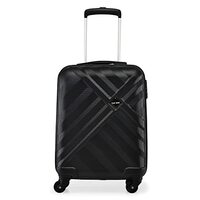 Stony Brook By Nasher Miles Crystal 55 Cm Hard-Sided Polycarbonate Cabin 360 Degree Trolley Bag (Black 20 Inch)