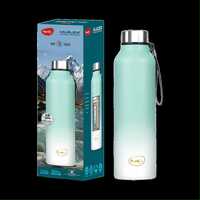 Pigeon Glacier Stainless Steel Water Bottle (1L, Blue, Vacuum Insulated) 