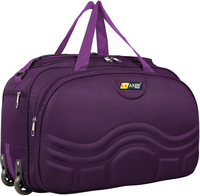 Axen Bags 60 L Strolley Duffel Bag - Unisex Soft Body Luggage Bag - Purple - Large Capacity