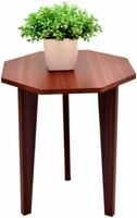 Dime Store Stool Bedside Table for Plant Stand and Table Decor (Brown)