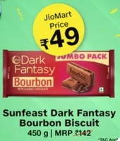 Sunfeast Dark Fantasy Bourbon Biscuit 450 g (90 g x 5 pcs)