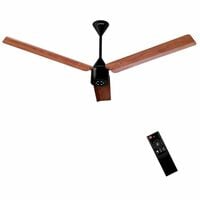 LUKER JVLuker USA Size Zero Neo Wood 1200mm BLDC Ceiling Fan with Remote, -Black