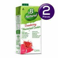 B Natural orange and cranberry 2 ltr each @ 50rs
