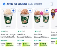 Amul Ice Launge Ice Cream 500ml