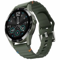 Fire-Boltt Talk Bluetooth Calling Smartwatch, 1.39" TFT Display with Dual Button, Hands On Voice Assistance, 120 Sports Modes, in Built Mic & Speaker (Talk, Green Wave)