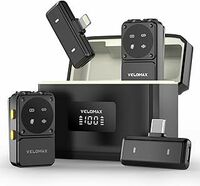 VELOMAX Wireless Mic for YouTube [Apply ₹600 Discount Coupon]