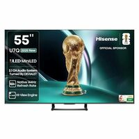 Hisense 139 cm (55 inches) U7Q Series 4K Ultra HD Smart QLED Mini LED TV 55U7Q (Black)