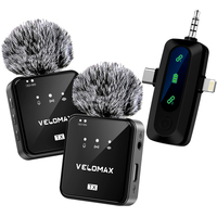 VELOMAX Wireless Mic for YouTube, Smartphone & Camera [Apply ₹300 Discount coupon]