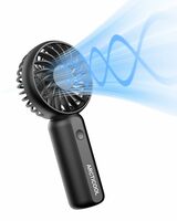 ARCTICOOL USB Fan Mini Hand Fan, Portable Handheld Fan, 3 Speed Rechargeable USB Fan for Travel USB Fan  (Black)