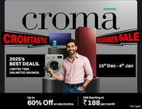 Cromtastic December Sale Up To 60% Off + Bank Offers (Valid Till 4th Jan)