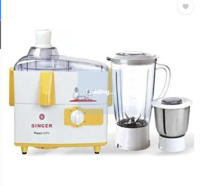 SINGER Peppy Delite 500 W Juicer Mixer Grinder  (Peppy Delite | 2 Jars | Yellow)