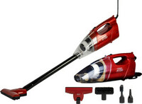 EUREKA FORBES Atom Hand-held Vacuum Cleaner 12,000 Pa Powerful Suction Power, 2-In-1, Handheld & Stick Functions, Blower Function, Can be used as Inflator for toys, For Home Use, with Washable Filter  (Red)