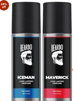 Beardo Iceman & Maverick Perfume Deo Spray Combo for Men (150ml x 2)