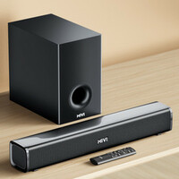 Mivi Fort H120 Soundbar, 120 Watts, 2.1 Channel, Multi-Input and EQ Modes, BT v5.1 120 W Bluetooth Soundbar (Black, 5.1 Channel)