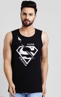Leotude Men Sleeveless Printed T-Shirt