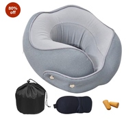 Ultra Soft Memory Foam Neck Pillow for Travel – Comfortable option for flights and long journeys