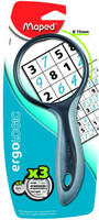 Maped Ergologic 75 mm, x 3 Zoom Magnifier (Assorted)