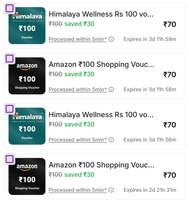 Get 30% off Amazon shopping , Flipkart and many more gift card upto ₹30 (dm me first before doing) 