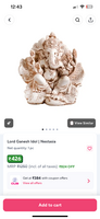 Nestasia - Lord Ganesh Resin idol - Zepto - Location Specific 