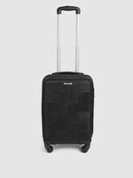 Teakwood Leathers Ladakh 360 Degree Rotation Textured Hard Cabin Size Trolley Bag 38L