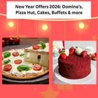 New Year Offers 2026: Domino’s, Pizza Hut, Cakes, Buffets & more