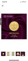 Malabar Gold Coin 1gm @12800 - Instamart - Swiggy HDFC card. Market rate 13500+GST+Making