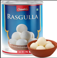 Chheda's - Rasgulla - Indian Sweets - Tin Sweets - Festive Gift Pack - 1000 Gm Pack of 1