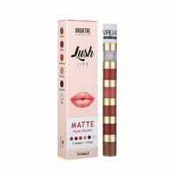 Orgatre Lush Lips 5 In 1 Matte Nude Lipstick With Gloss
