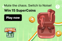 Get 30 SuperCoins with Noise and Ptron Challenge 