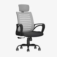 CELLBELL Desire C104 Mesh High Back Ergonomic Office Chair - Grey