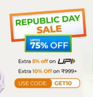 Just Herbs - Republic Day Sale - Up To 75% Off + Extra 5% Off on UPI + Extra 10% Off on 999+ 