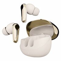 ZEBRONICS Monk+, in-Ear, Noise Cancellation Earbuds, Upto 25 Hours Backup, ANC, Flash Connect (White)