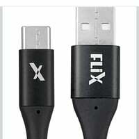 [Loot] FliX Unbreakable 67W-120W Fast Charging 1M Braided Type C Data/Charging Cable PD Technology, 480Mbps (RCTT15, Black)