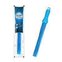 MOQ -2 | Presto! Plastic Kharata Broom, Hard Bristle Broom, Hard Floor Cleaner | Pack of 1, Blue