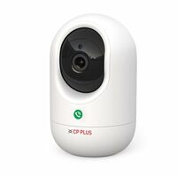 CP PLUS 3 MP Full HD Wi-Fi PT Security Video Camera | 360°View with Motion Detection | Night Vision | Two Way Talk | Supports Alexa & OK Google | 15 Mtr, White - CP-E34A