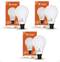 Jivah 9-Watt White LED Bulb (Pack of 3) 