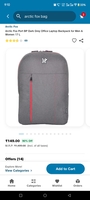 Buy Arctic Fox Port BP Dark Grey Office Laptop Backpack for Men & Women 17 L Online at Best Prices in India
