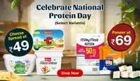 Jiomart National Protein Day : Cheese Spread at 49Rs & Paneer at 69Rs (27th Feb)