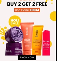 Foxtale Holi Sale – Buy 2 Get 2 Free + Up to 20% Off via Coupon Codes