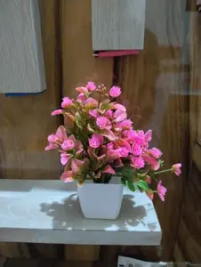 Ryme Set Of 8 Bonsai Wild Artificial Plant with Pot 